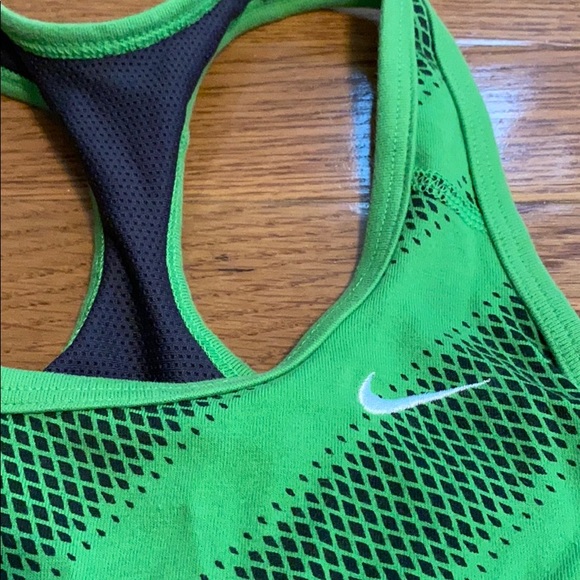 Nike Dri-fit Mesh Back Racerback Shelf Bra Tank - Picture 4 of 8
